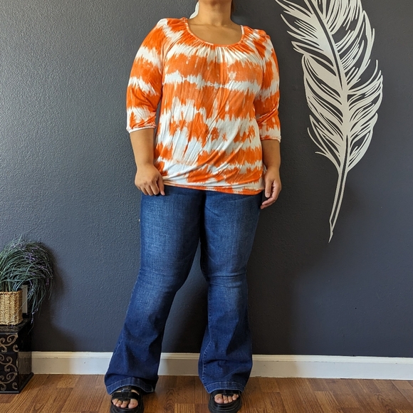 Michael Kors Orange Top - Picture 8 of 8